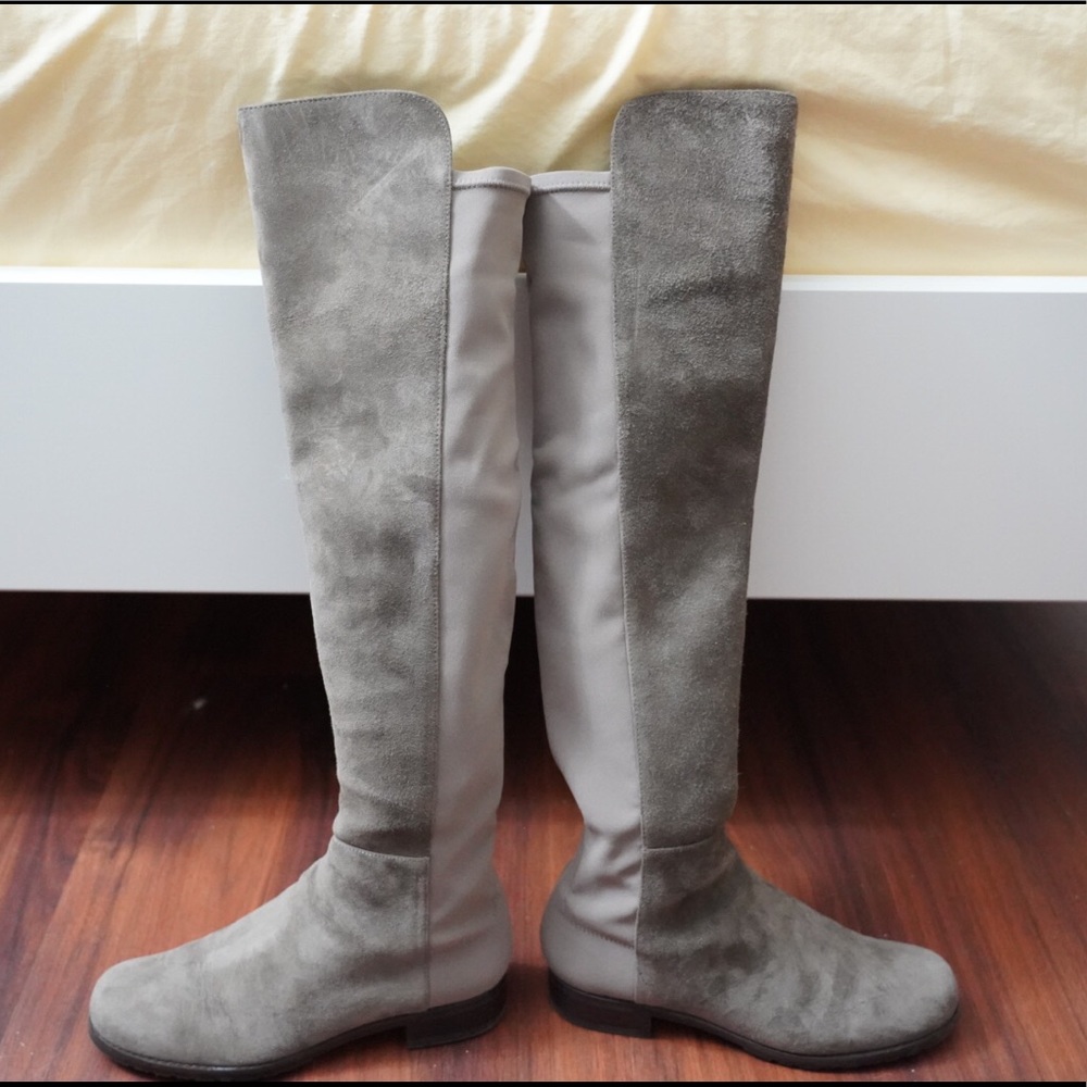 Stuart Weitzman 5050 Praline over-the-knee boots